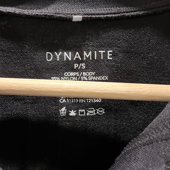 Dynamite Collared Crop Top - Picture 2 of 3